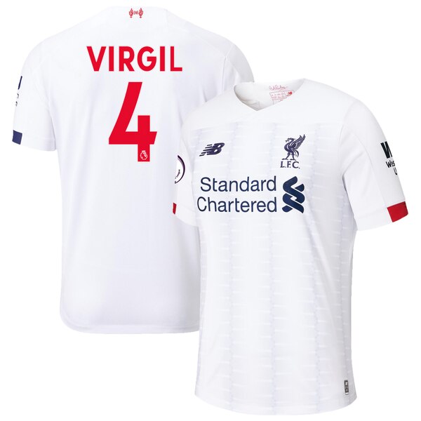 camiseta segunda equipacion Virgil Van Dijk Liverpool 2020